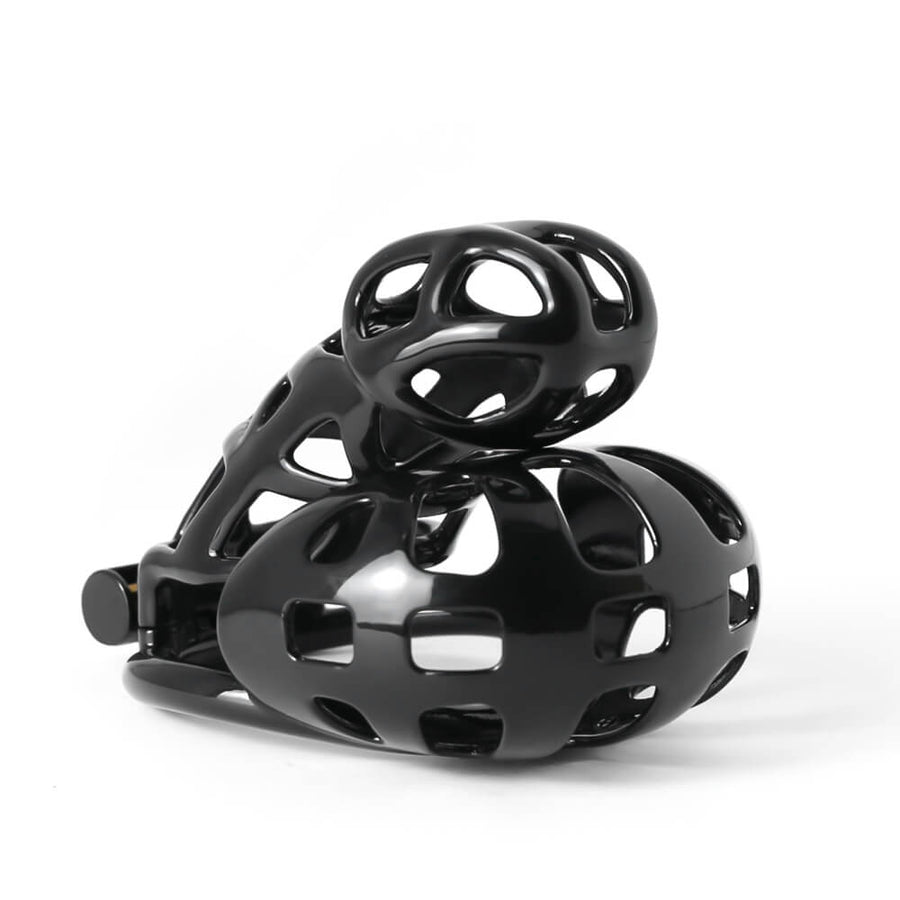 Black Mamba Chastity Cage With Balls Cage, gallery view 2