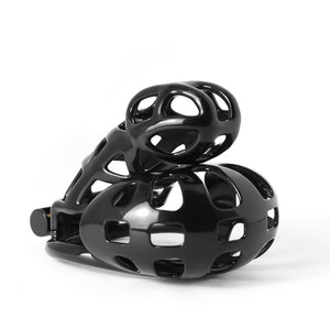 Black Mamba Chastity Cage With Balls Cage