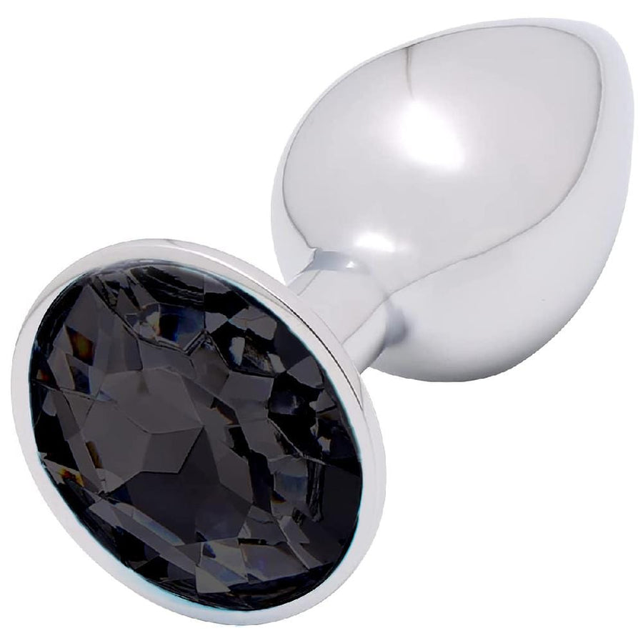 BDSM Smooth Aluminum Alloy Butt Plug 2.76 to 3.74 Inches Long, gallery view 7