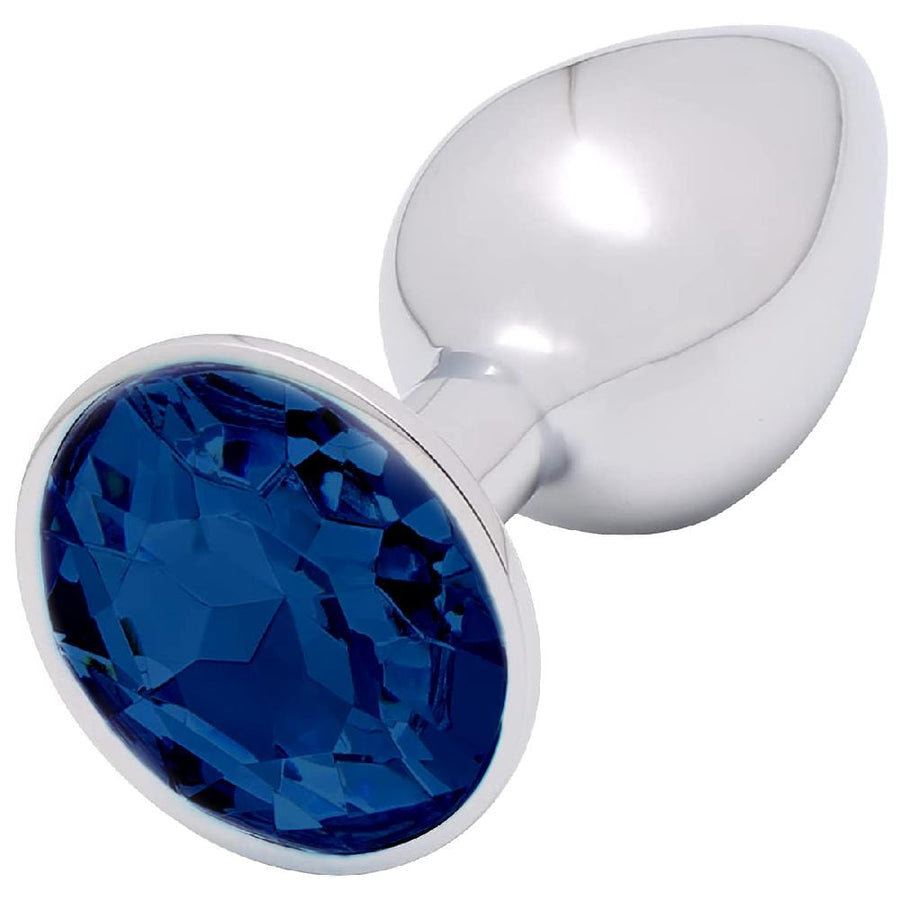 BDSM Smooth Aluminum Alloy Butt Plug 2.76 to 3.74 Inches Long, gallery view 8