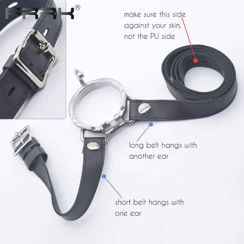 Bondage Cock Cage with Male Chastity Belt, gallery view 5