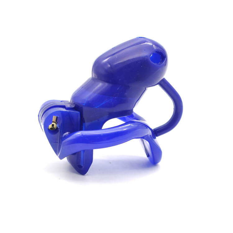 CC76 Men's short spiked silicone chastity cage, gallery view 4