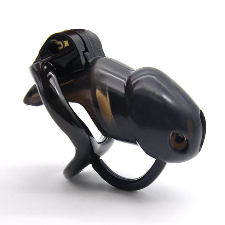 CC76 Men's short spiked silicone chastity cage, gallery view 9
