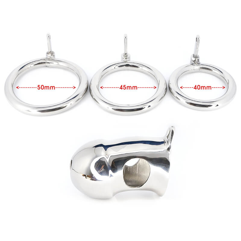 CBT Metal Chastity Device, gallery view 7