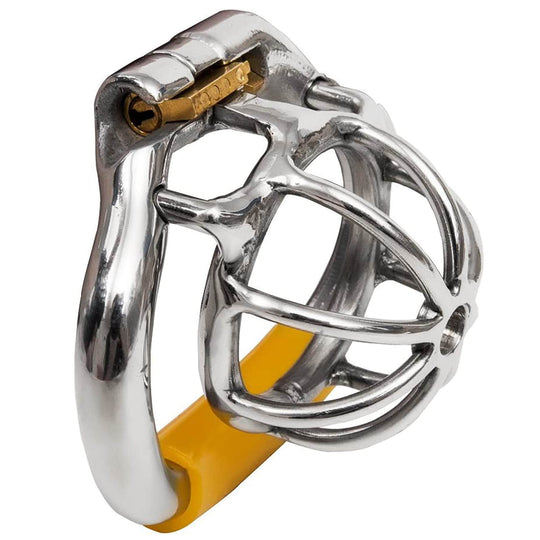 Ergonomic Stainless Steel Stealth Lock Male Chastity Device product view