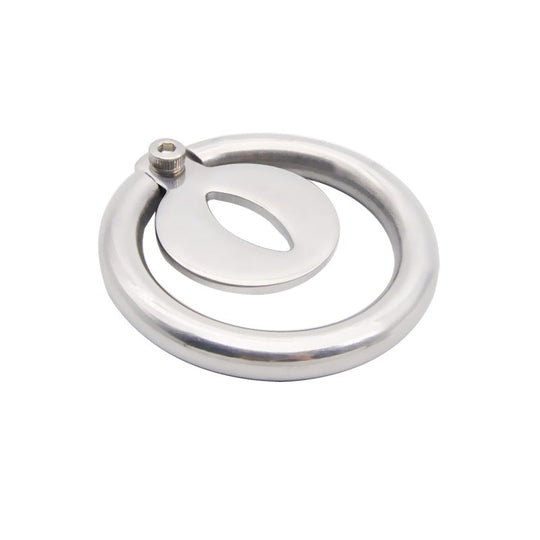 Extreme Flat Metal Chastity Cage product view