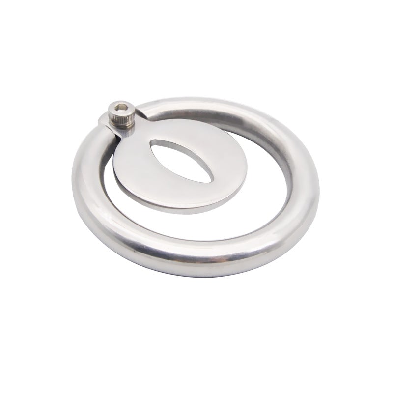 Extreme Flat Metal Chastity Cage product view