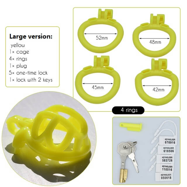 Lightweight 3D Chastity Cock Cage, gallery view 4