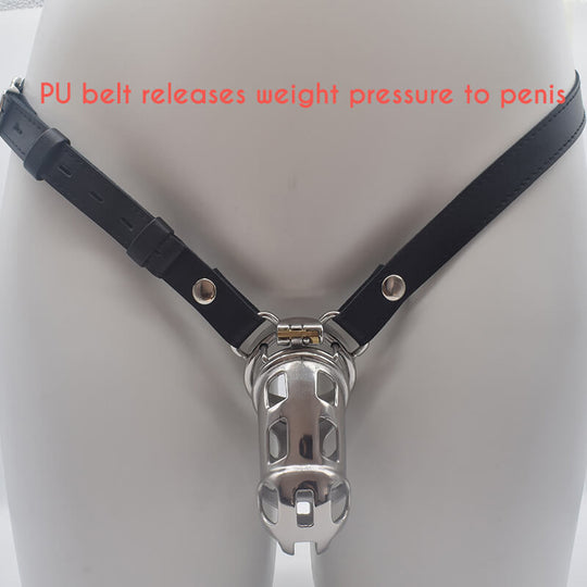 PU Stcrap Belt with Big Mamba Cock Cage product view