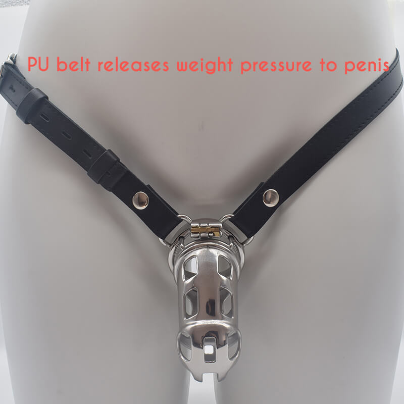 PU Stcrap Belt with Big Mamba Cock Cage product view