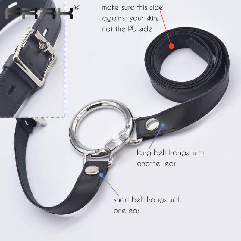 PU Stcrap Belt with Big Mamba Cock Cage, gallery view 7