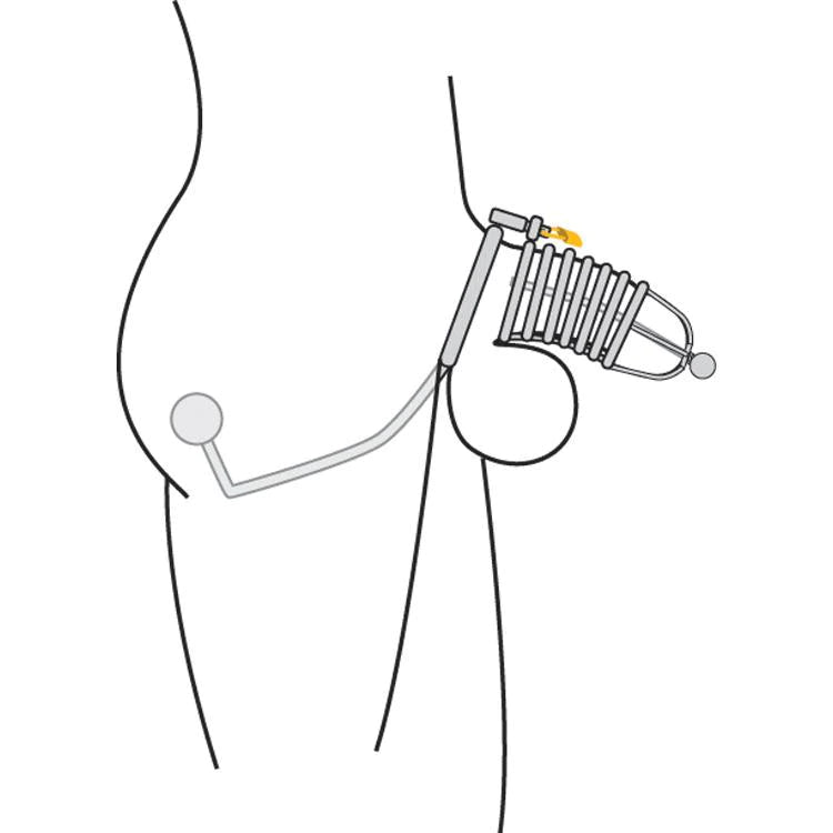 Chastity Butt Plug 2.68 inches and 4.25 inches long, gallery view 10