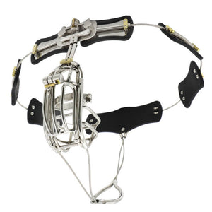 Clip Cage Stainless Steel Chastity Belt
