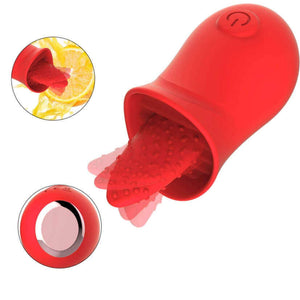 Clitoral Tongue Vibrator with 10 Modes