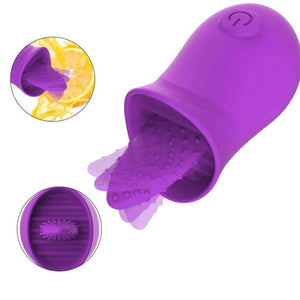 Clitoral Tongue Vibrator with 10 Modes