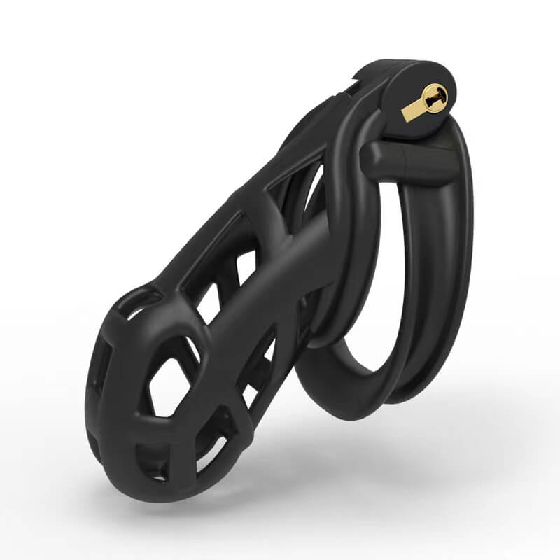 Cobra 6.0 Male Chastity Device With 4 Python Rings, gallery view 5