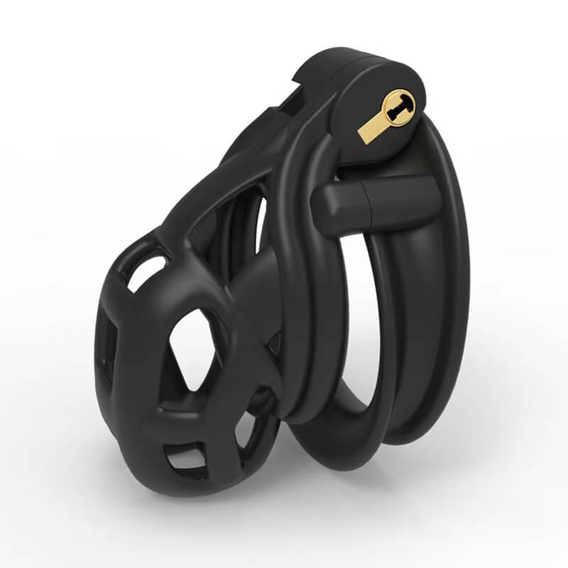 Cobra 6.0 Male Chastity Device With 4 Python Rings, gallery view 3