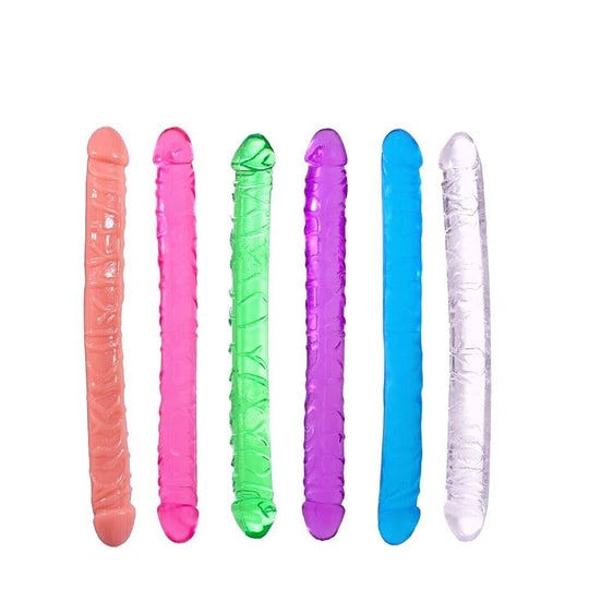 Jelly 12 Inch Double Headed Dildo product view