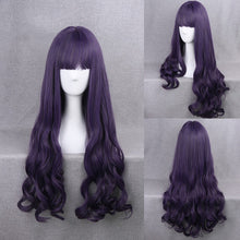 Load image into Gallery viewer, Costume Cosplay Wig Lolita Natural Straight Wavy Wig Purple
