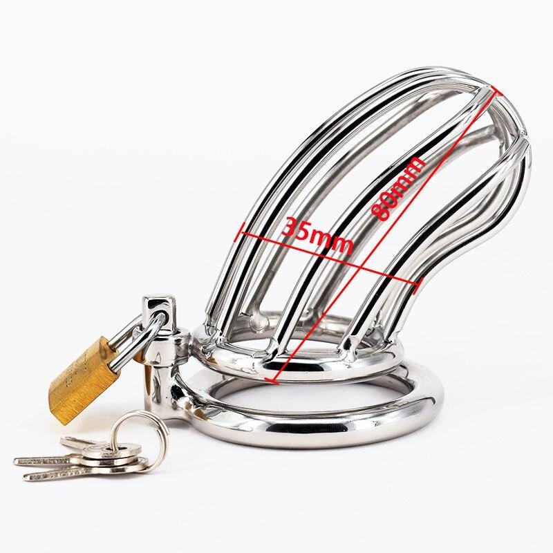 Khloe Chastity Metal Chastity Device 3.15 inches, gallery view 2
