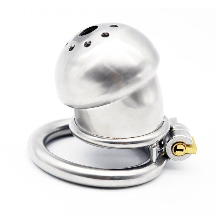Aubrey Chastity Device 1.80 inches and 2.36 inches long, gallery view 4