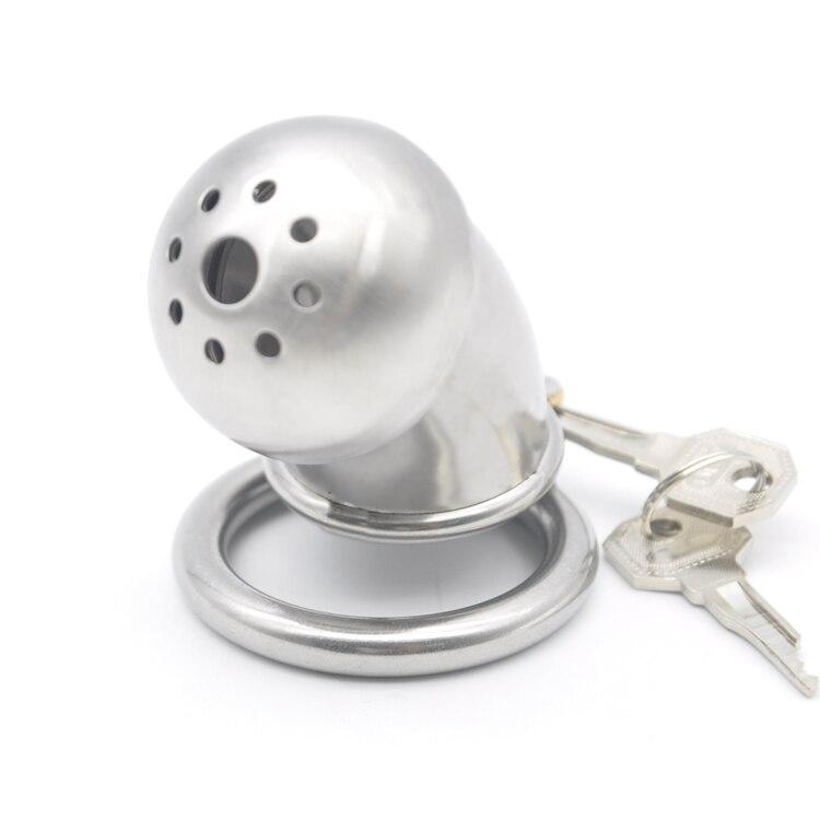 Aubrey Chastity Device 1.80 inches and 2.36 inches long, gallery view 5