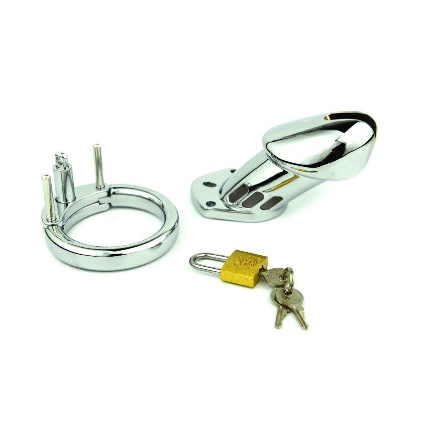 Adalyn Metal Chastity Device 3.94 inches long, gallery view 2