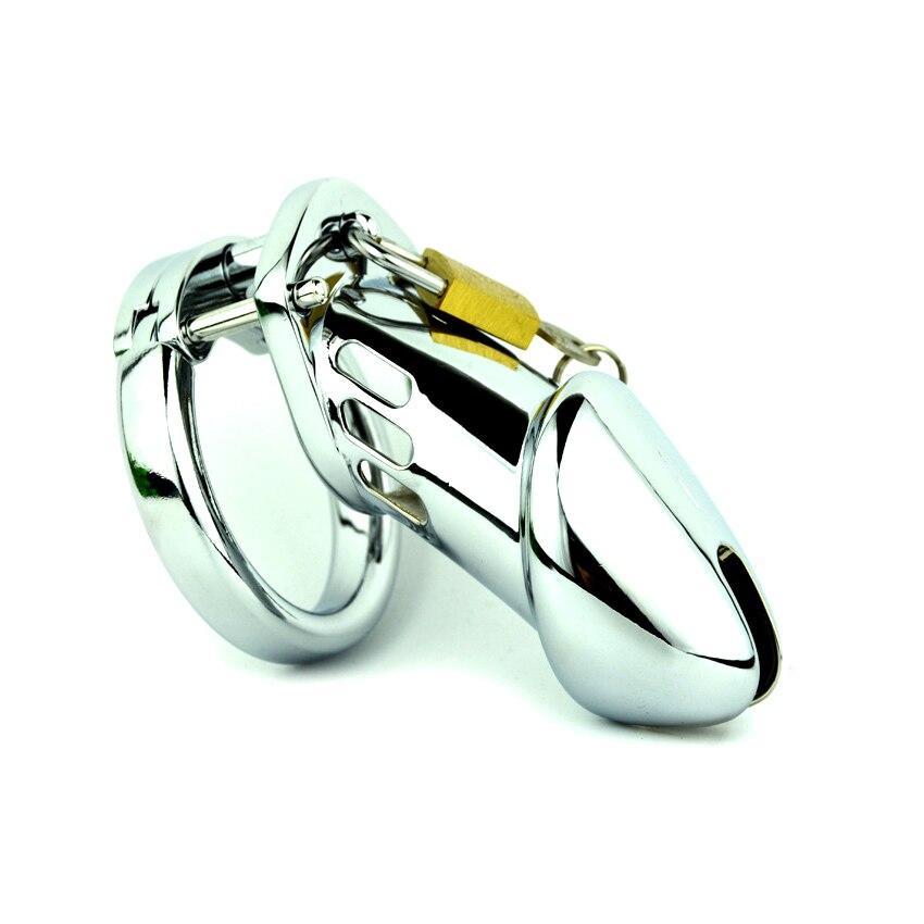 Adalyn Metal Chastity Device 3.94 inches long, gallery view 3