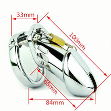Load image into Gallery viewer, Adalyn Metal Chastity Device 3.94 inches long
