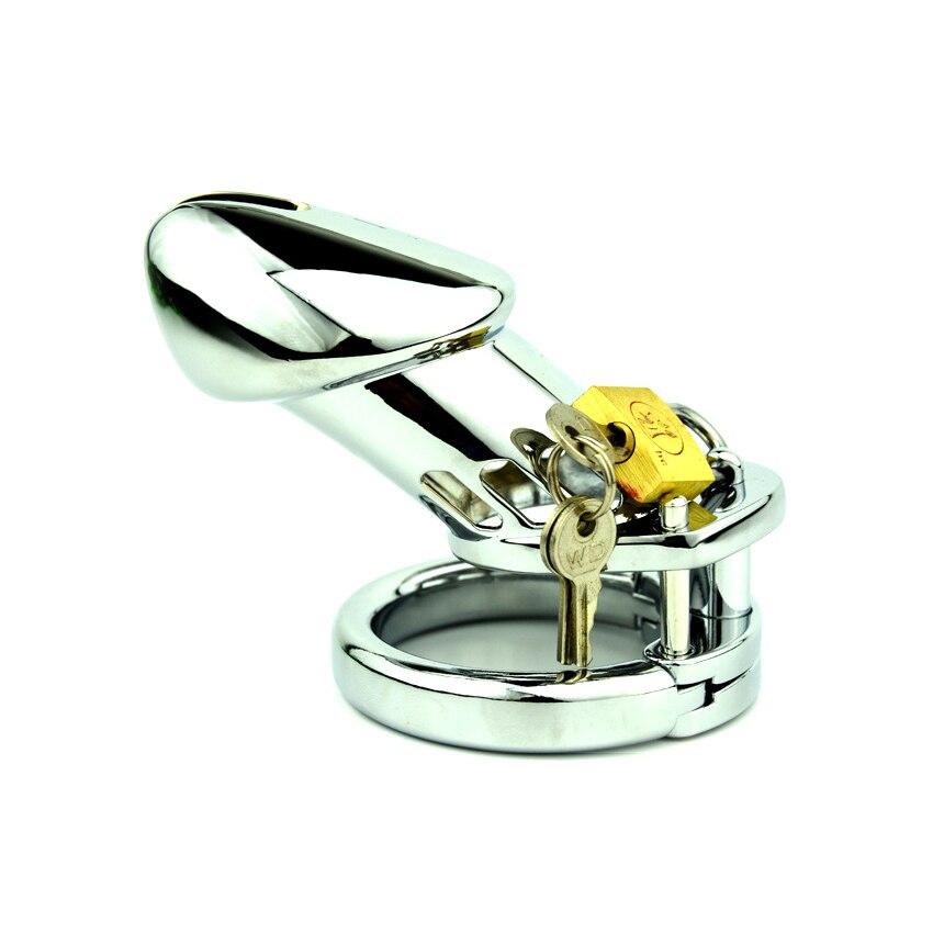 Adalyn Metal Chastity Device 3.94 inches long, gallery view 5