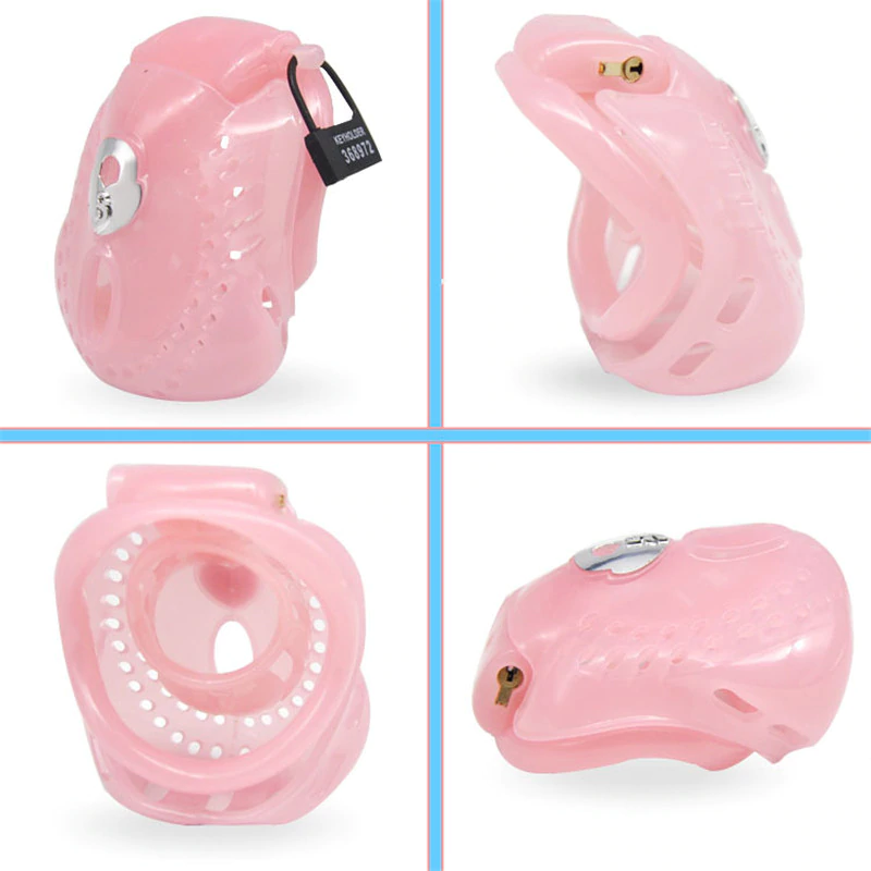 Isabella completely surrounds plastic chastity lock 3.38 Inches (All 4 rings Included), gallery view 4
