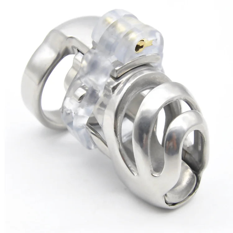 Detachable Prince Albert Lock Chastity Cage, gallery view 3