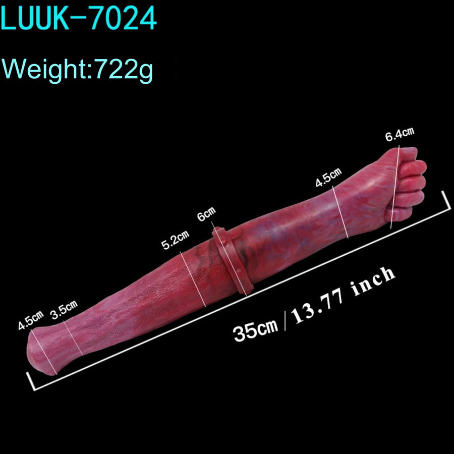 Double Headed Longyang Silicone Dildo, gallery view 9