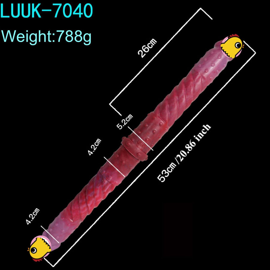Double Headed Longyang Silicone Dildo, gallery view 10