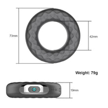 Load image into Gallery viewer, Electro Stim Function Waterproof Vibrating Cock Ring
