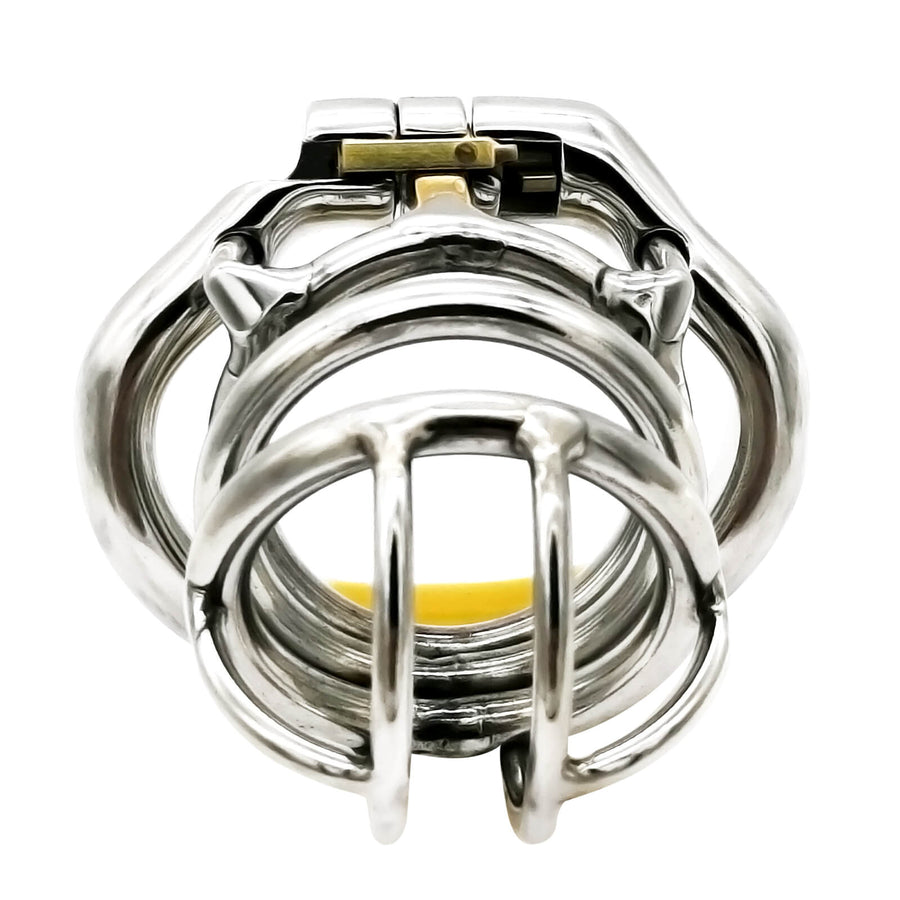 Ergonomic Stainless Steel Stealth Chastity Device, gallery view 4