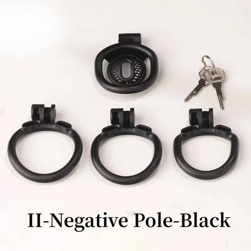 New Ultra Compact Honeycomb Positive/Negative Chastity Cage, gallery view 7