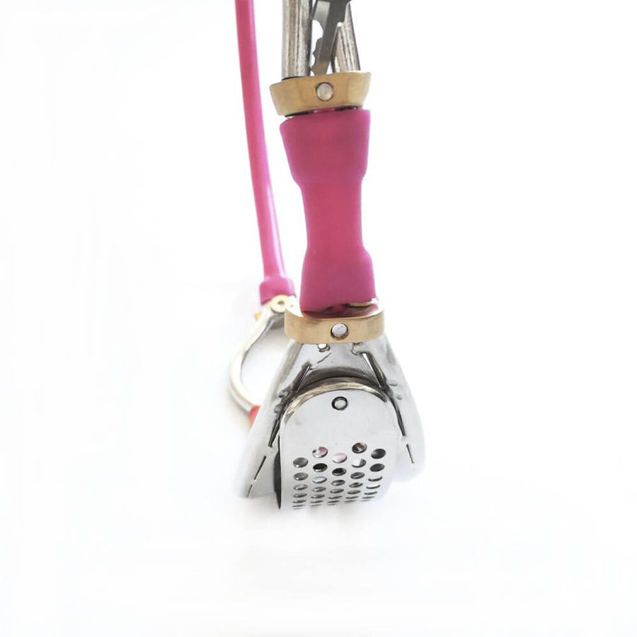 Invisible Stainless Steel Silicone Chastity Belt Female, gallery view 6