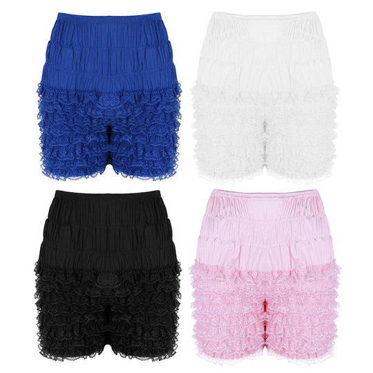 Floral Lace Ruffle Panties product view