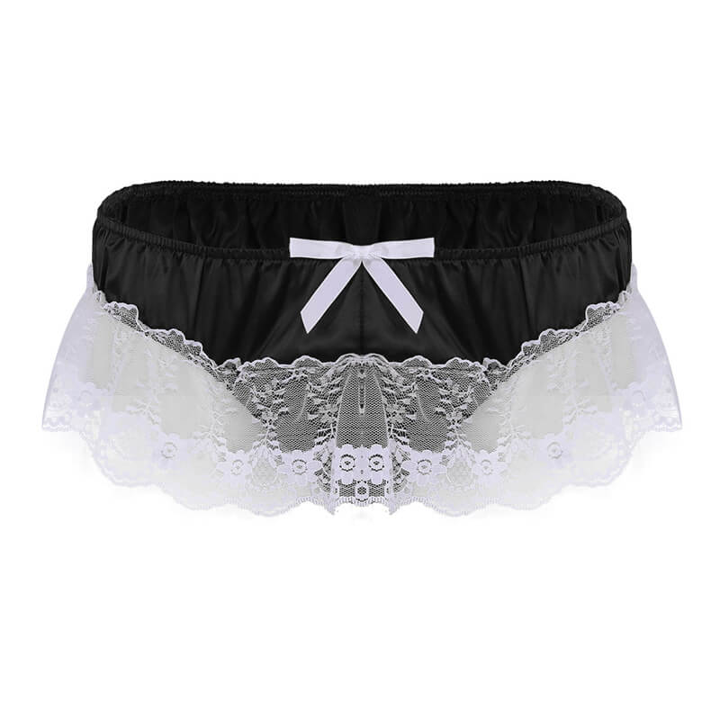 Gay Men Lace Low Rise Panties, gallery view 6