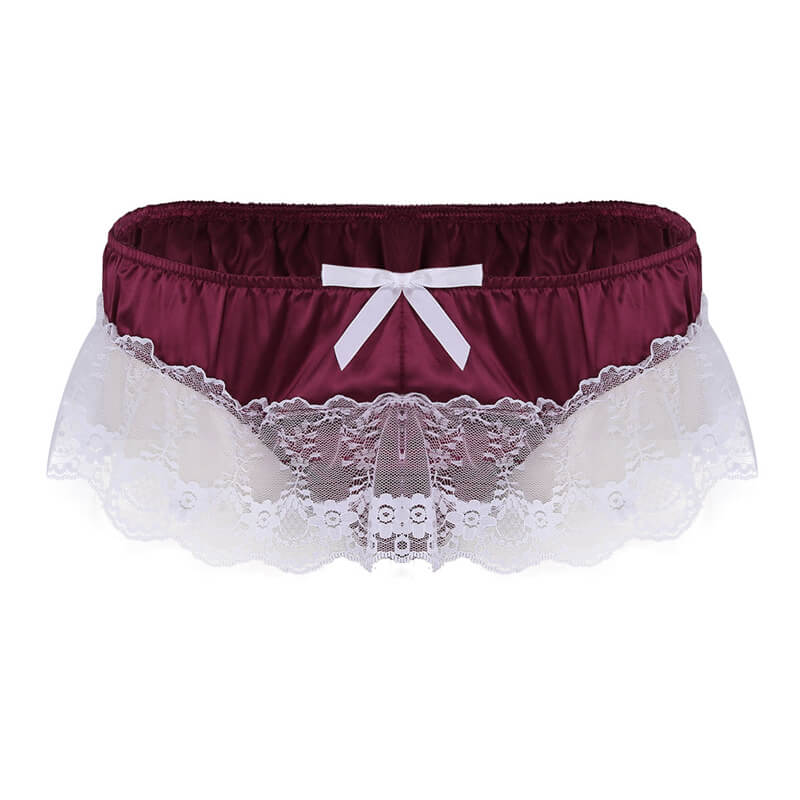 Gay Men Lace Low Rise Panties, gallery view 5