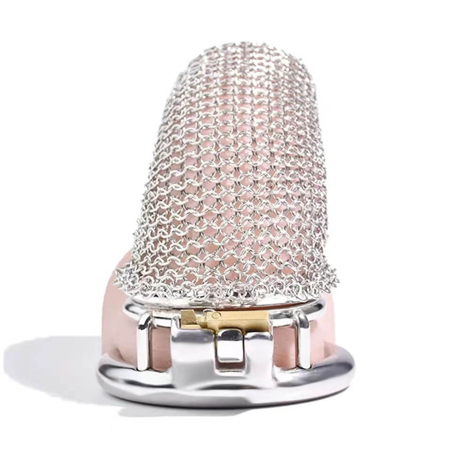 Hollow Mesh Design Penis Chastity Cage, gallery view 2