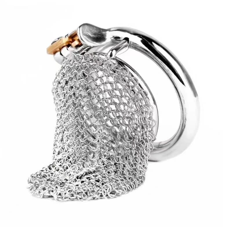 Hollow Mesh Design Penis Chastity Cage, gallery view 4