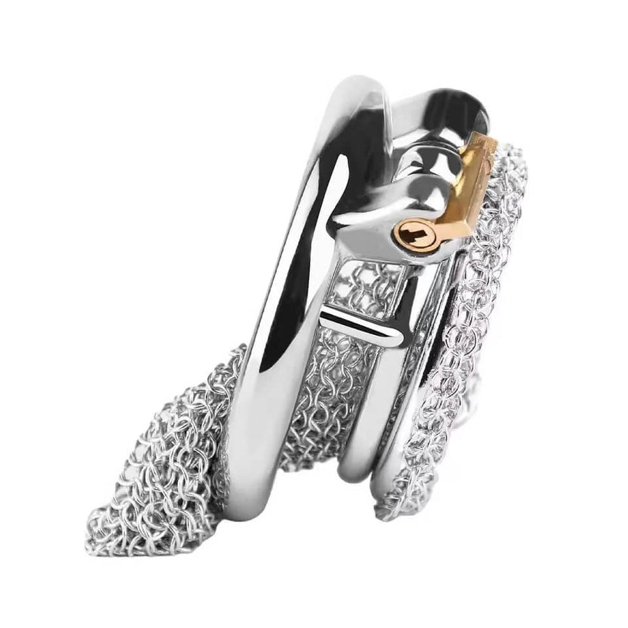 Hollow Mesh Design Penis Chastity Cage, gallery view 5