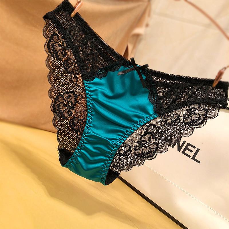 Leia Silk Satin Seamless Panties product view
