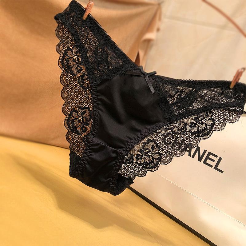 Leia Silk Satin Seamless Panties, gallery view 3
