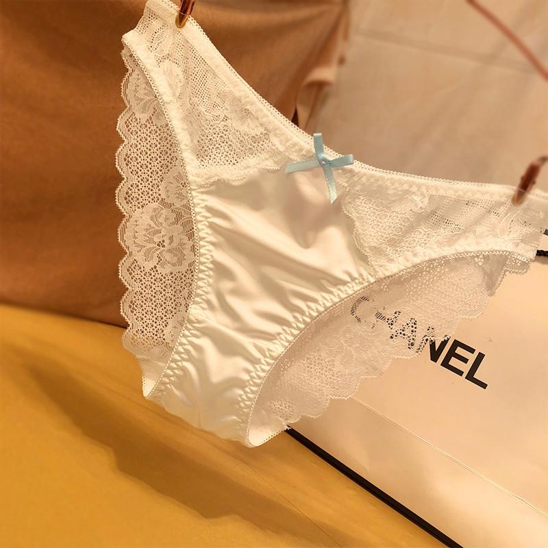 Leia Silk Satin Seamless Panties, gallery view 4