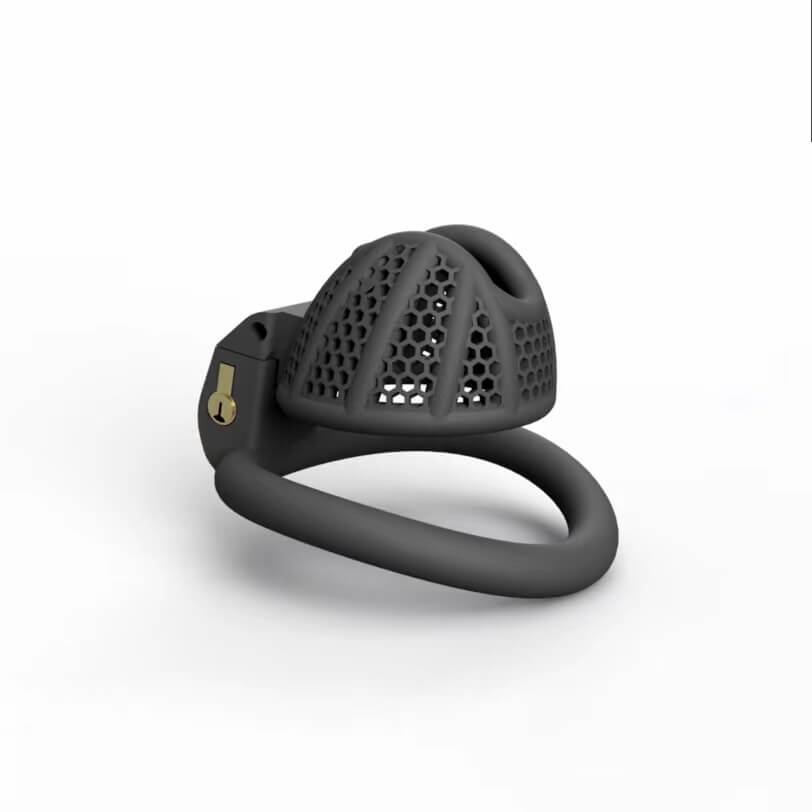 Honeycomb Mini Male Chastity Penis Device, gallery view 4