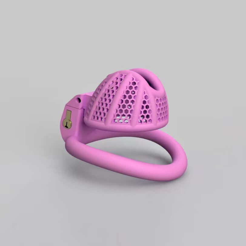 Honeycomb Mini Male Chastity Penis Device, gallery view 2