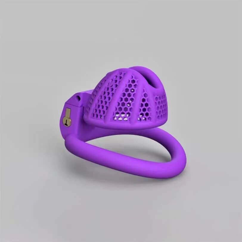 Honeycomb Mini Male Chastity Penis Device, gallery view 3